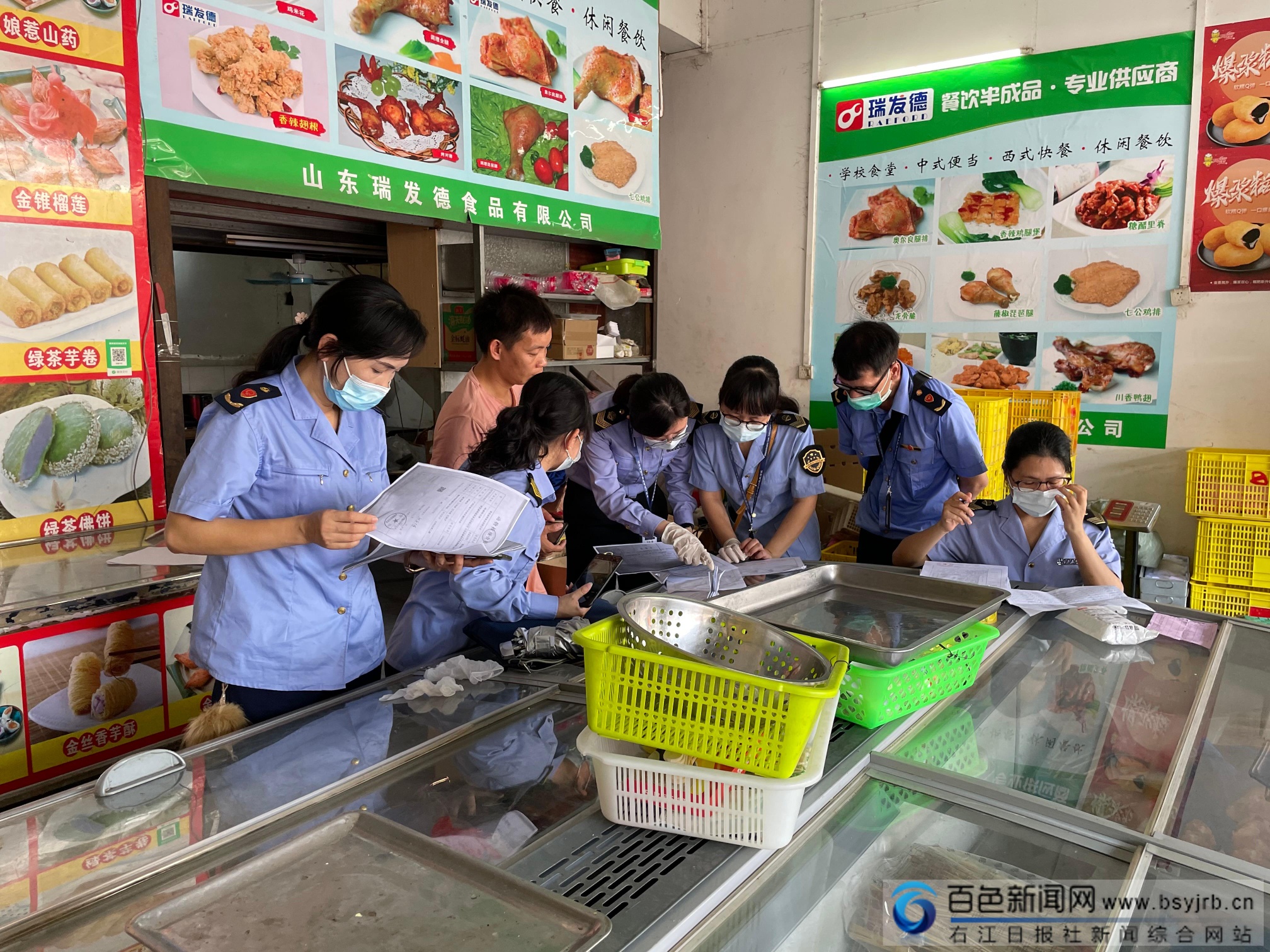 田东市场监管局加强冷链食品安全监管 筑牢疫情防控防线 田东,田东市场,东市,东市场,市场