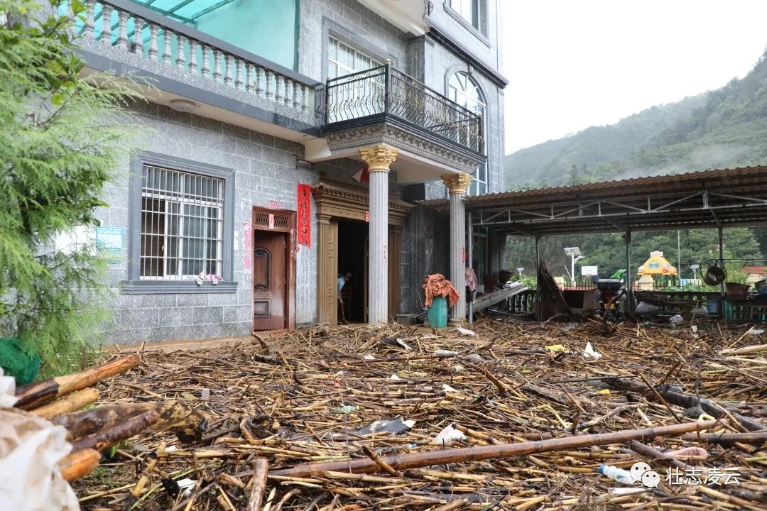 百色市凌云县出现强降雨　最大降雨达221.5毫米 百色,百色市,凌云,凌云县,云县