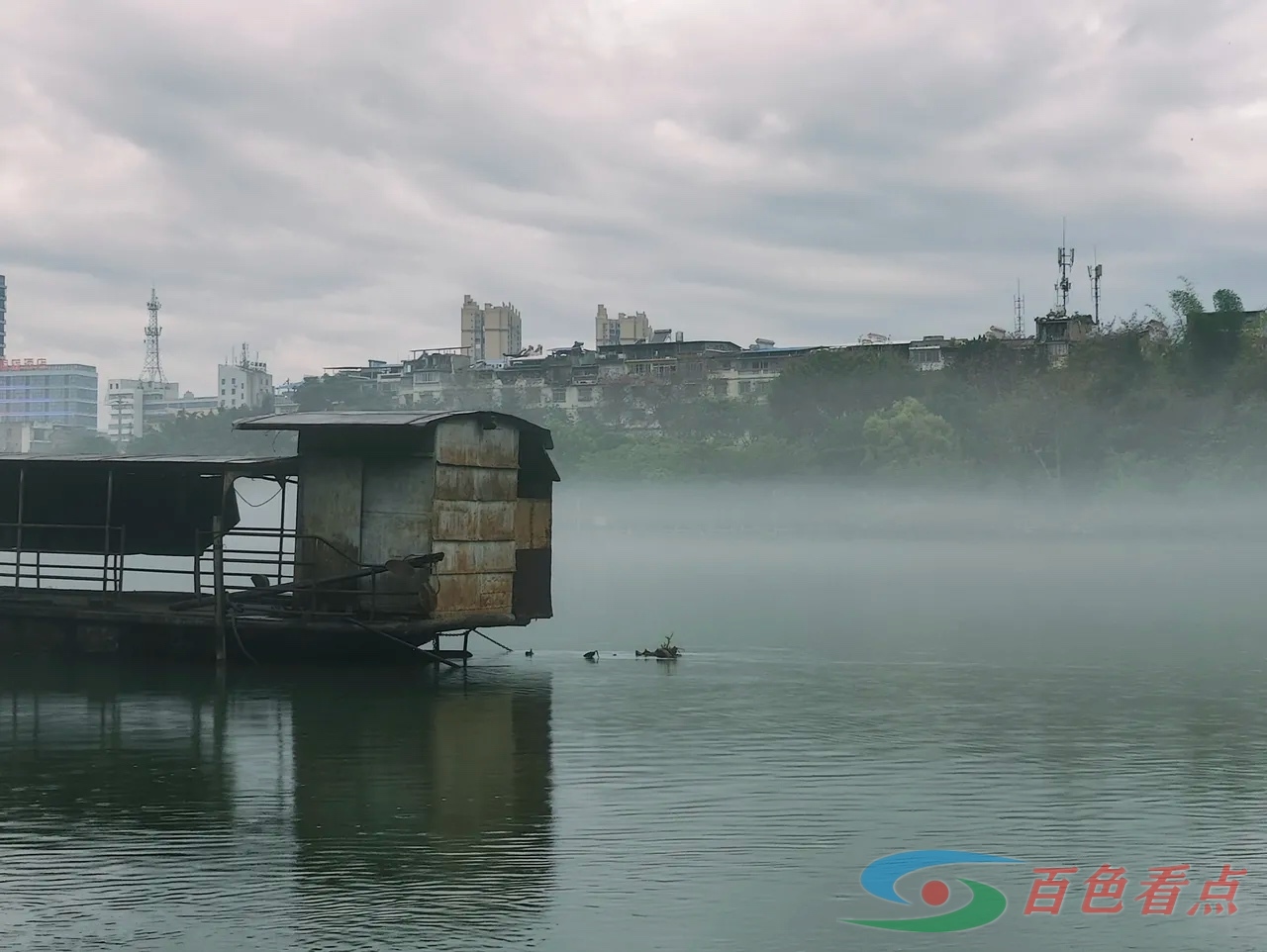 领略了烟雨弥漫的右江河面，真的是仙气飘飘 领略,烟雨,弥漫,右江,右江河