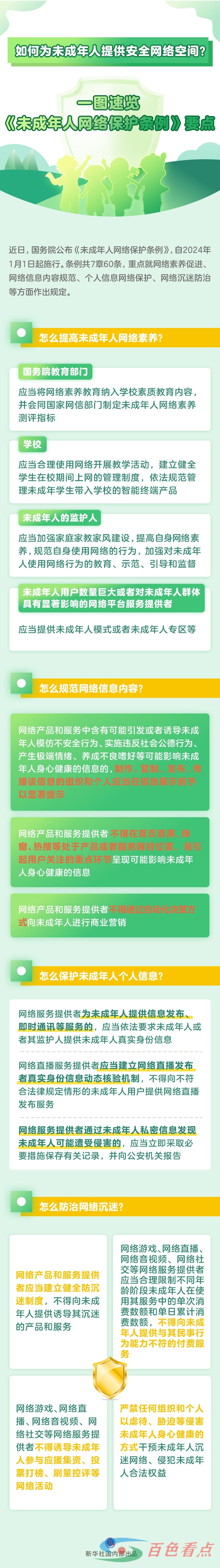 聚焦《未成年人网络保护条例》四大立法亮点 