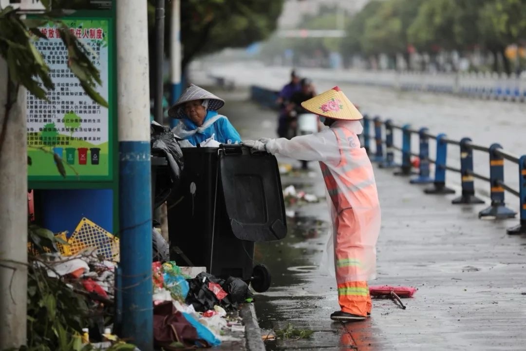 不要松懈！被“摩羯”影响后，今早的北海是这样的→ 